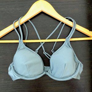 Teal Push-Up Bikini Top